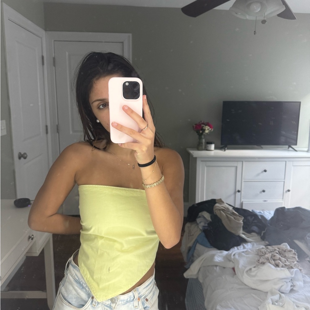 Zara Green Bandana Top